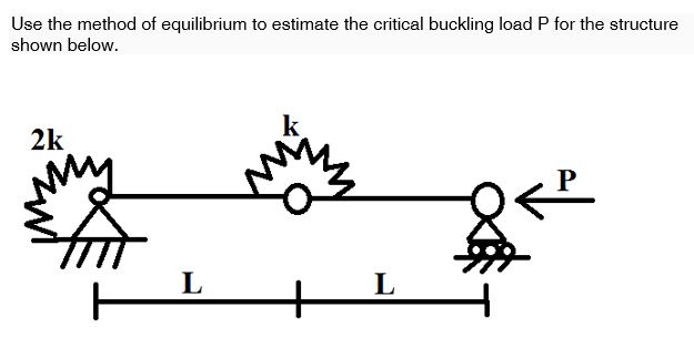 Use the method of equilibrium to estimate the