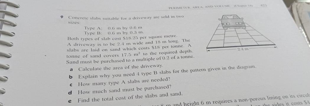 PLRIMETER. ARIA. AND VOTYME IC hapher IA $ 2 3 9