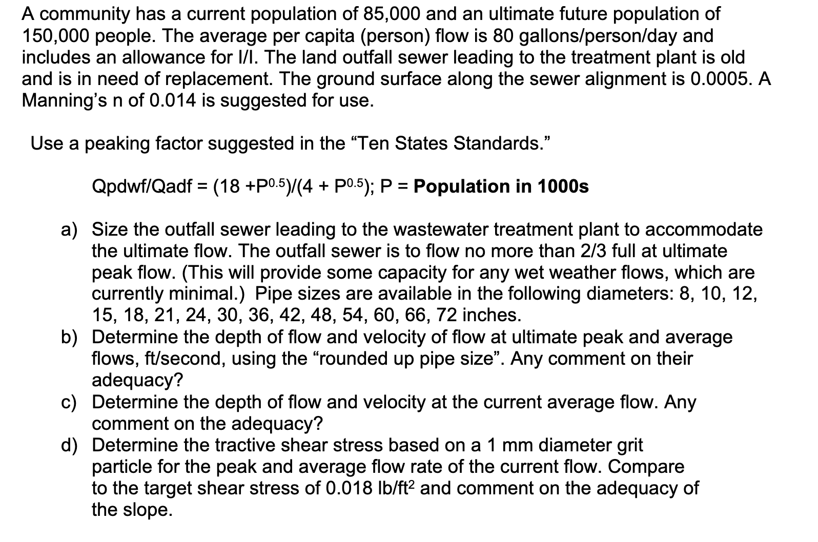 Please show hand calculations on paper, and show