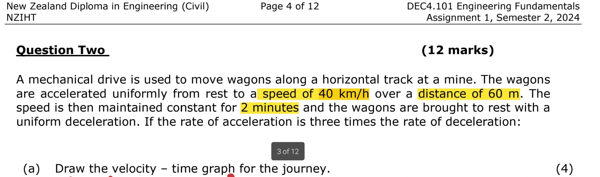 New Zealand Diploma in Engineering ( Civil ) Page