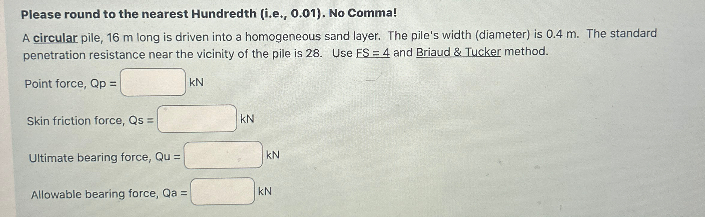 Please round to the nearest Hundredth ( i . e . ,