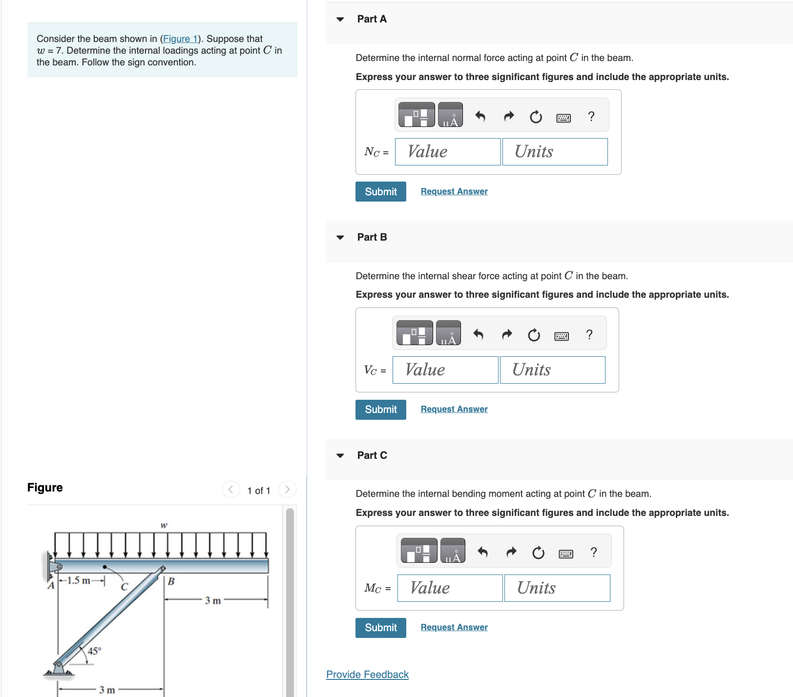 Consider the beam shown in ( Figure 1 ) . Suppose