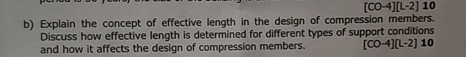 Explain the concept of effective length in the
