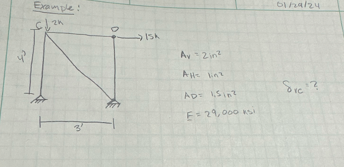 Find the missing value Av = 2 in ^ 2 Ah = 1 in ^