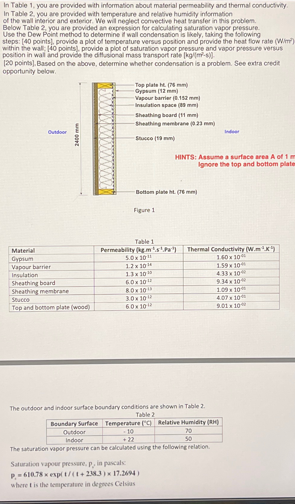 In Table 1 , you are provided with information