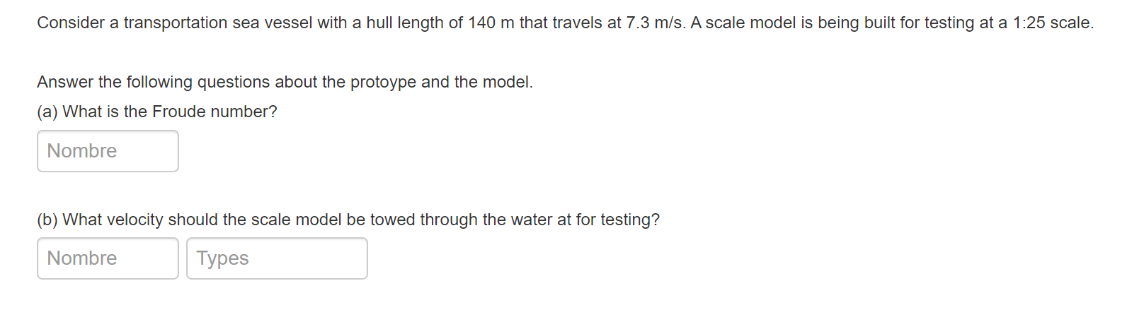 Consider a transportation sea vessel with a hull