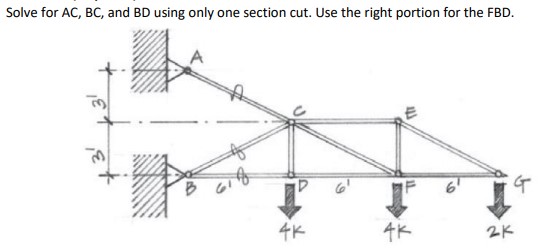 Solve for A C , B C , and B D using only one