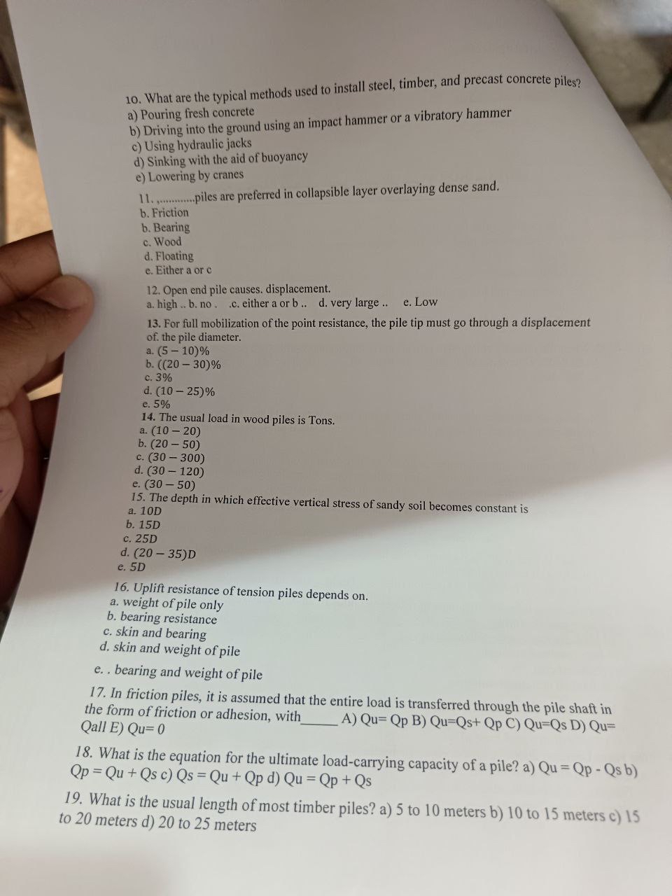 What are the typical methods used to install