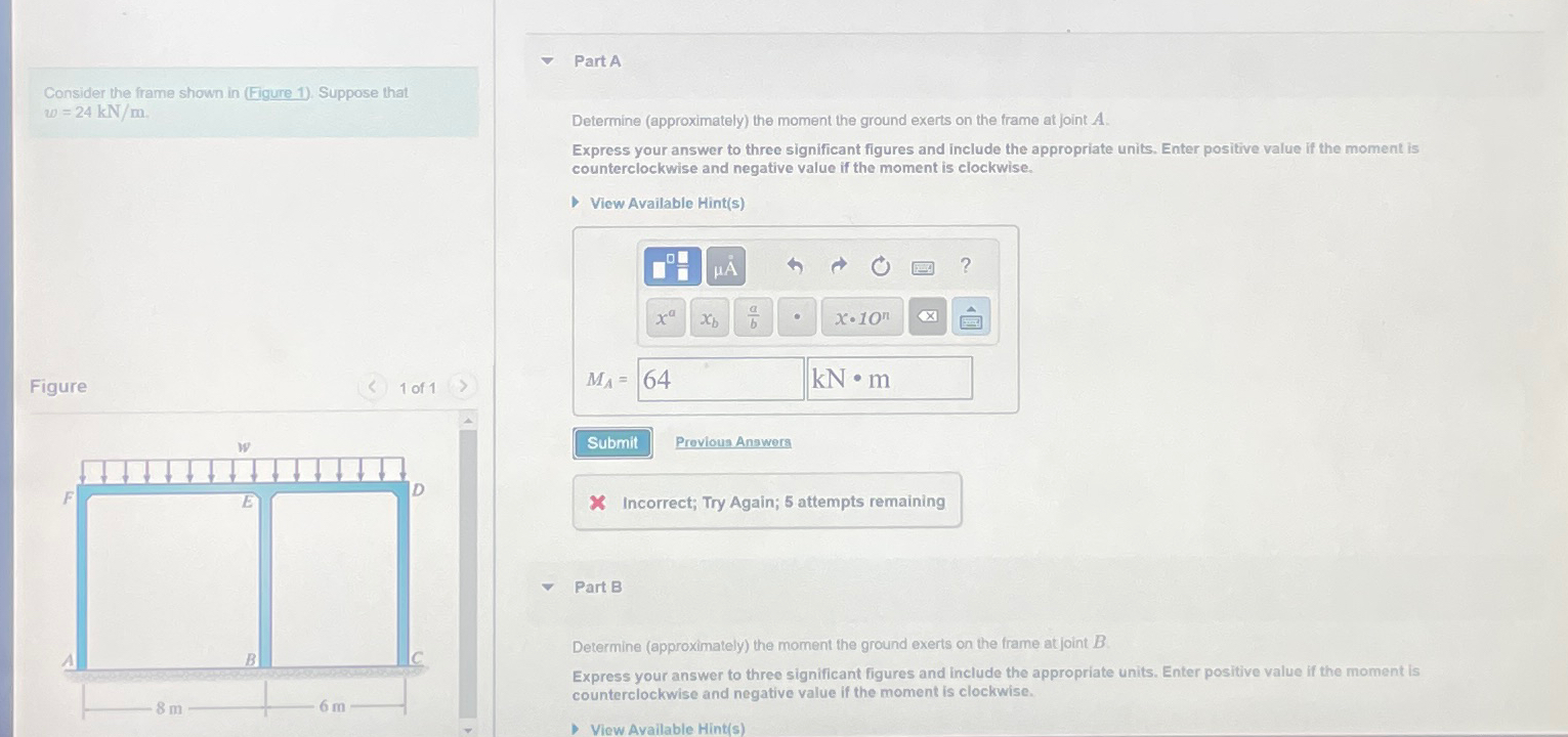 Consider the frame shown in ( Figure 1 ) .