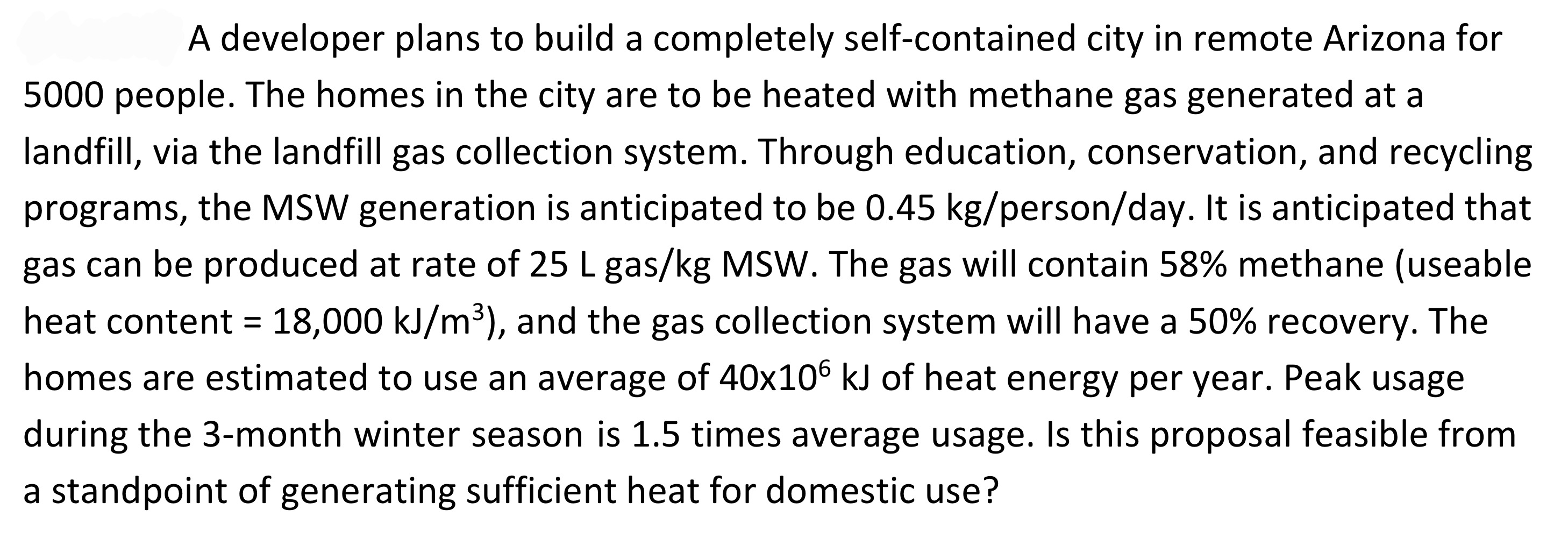 A developer plans to build a completely self -