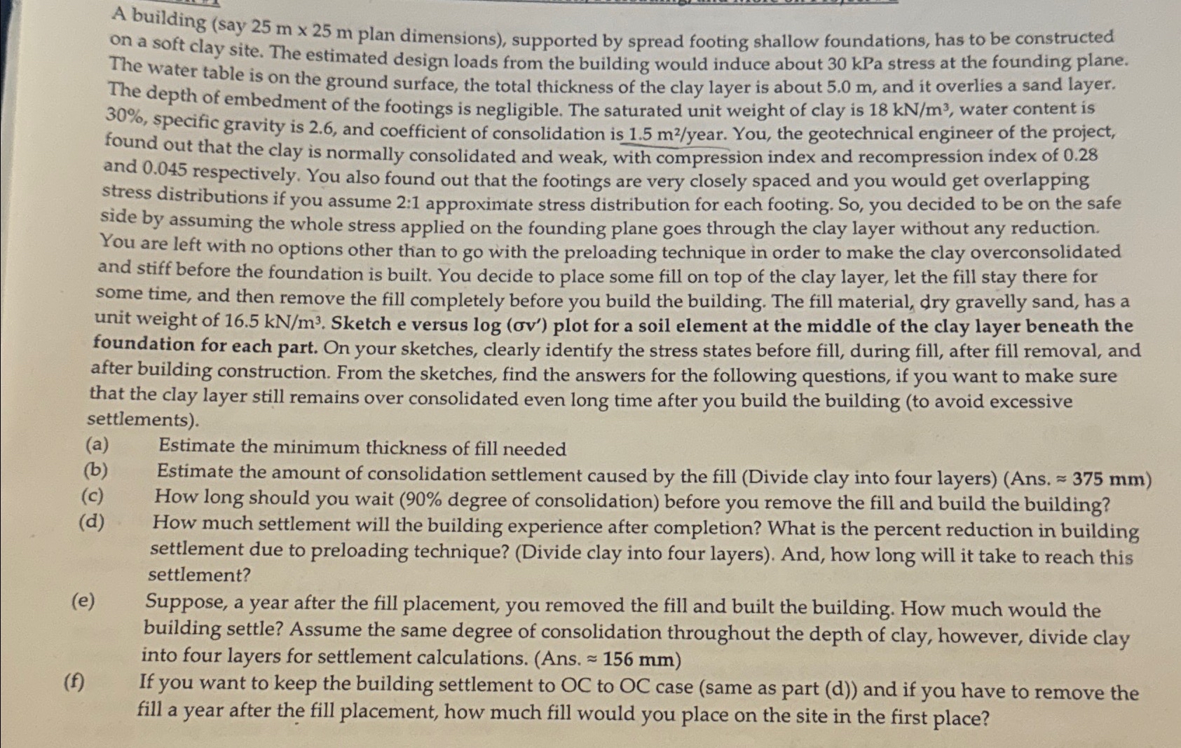 A building ( say 2 5 m 2 5 m plan dimensions ) ,