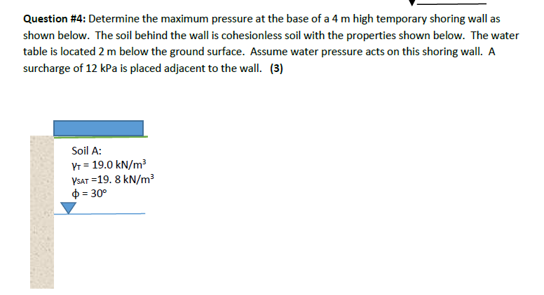 Question # 4 : Determine the maximum pressure at