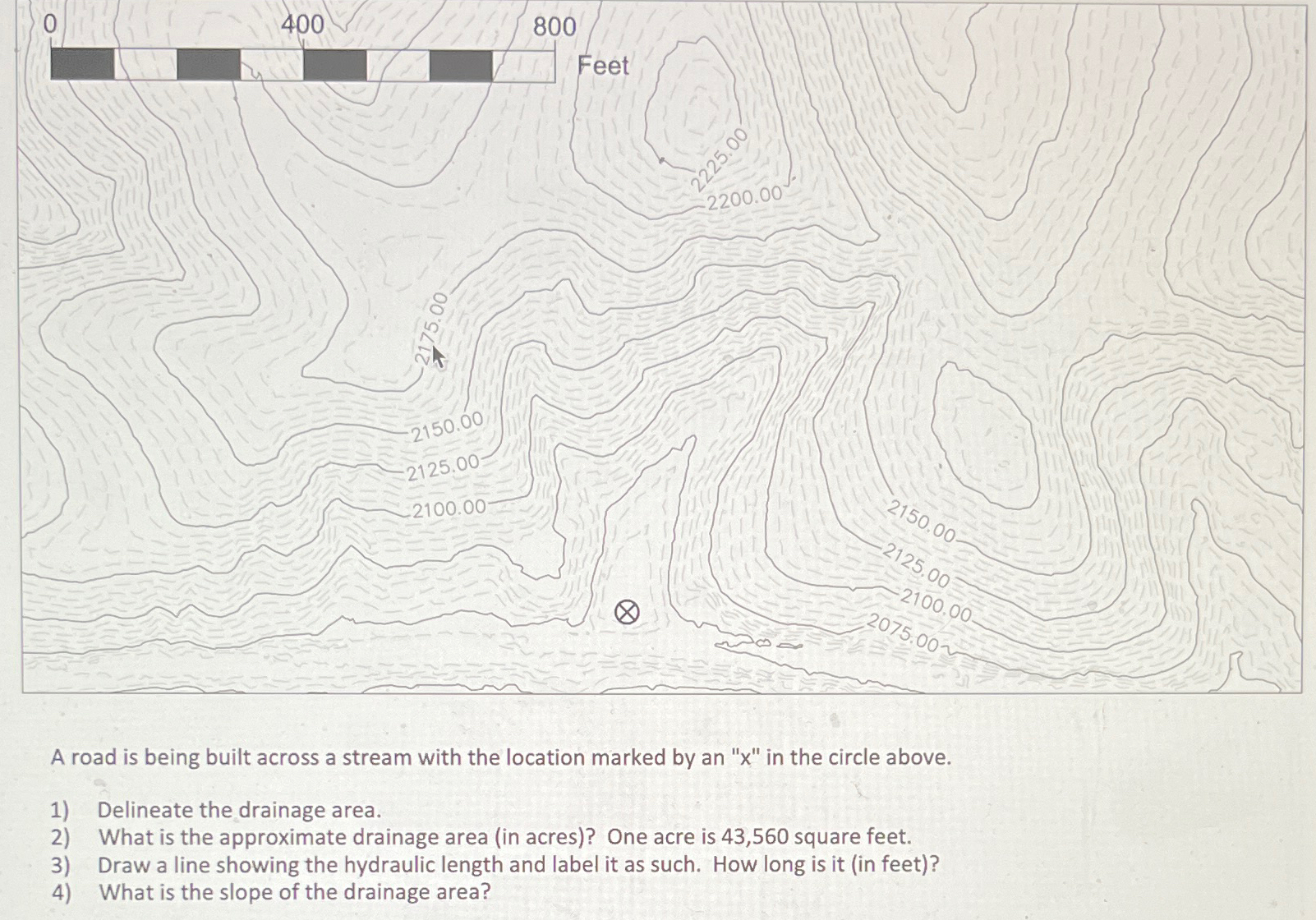 A road is being built across a stream with the