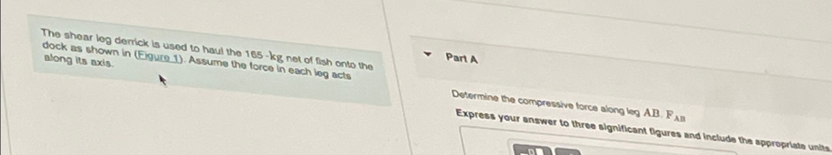 The shear log derrick is used to haul the 1 6 5 -