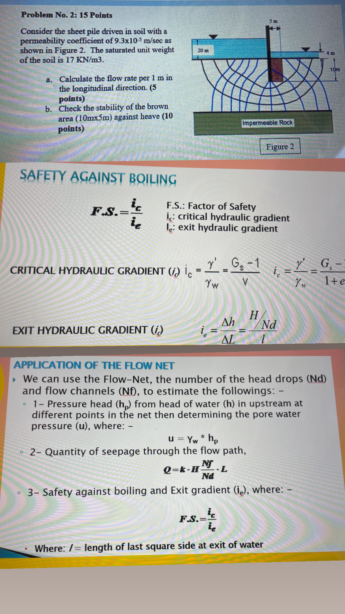 Problem No . 2 : 1 5 Points Consider the sheet