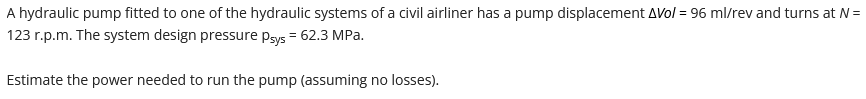 A hydraulic pump fitted to one of the hydraulic