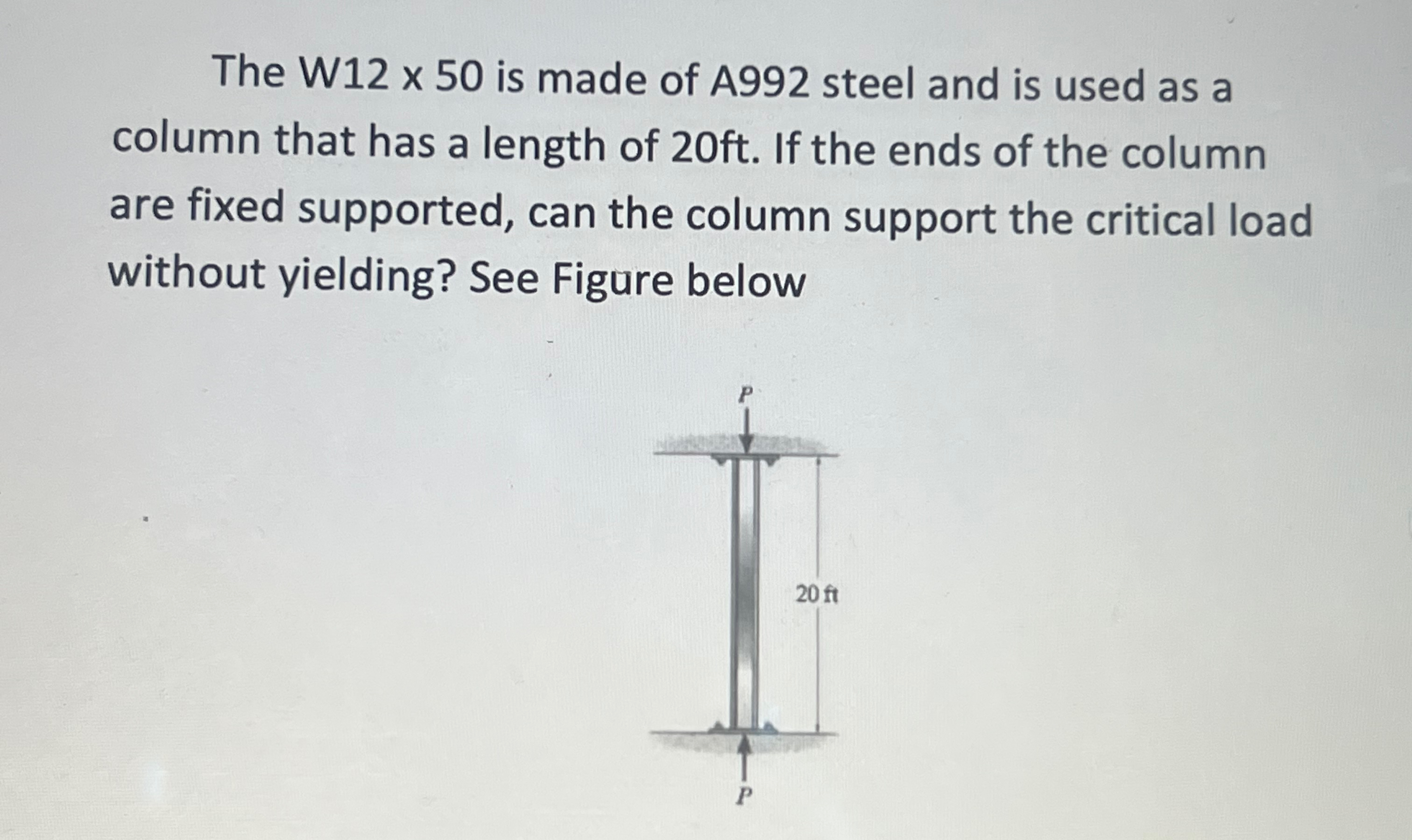 The W 1 2 5 0 is made of A 9 9 2 steel and is