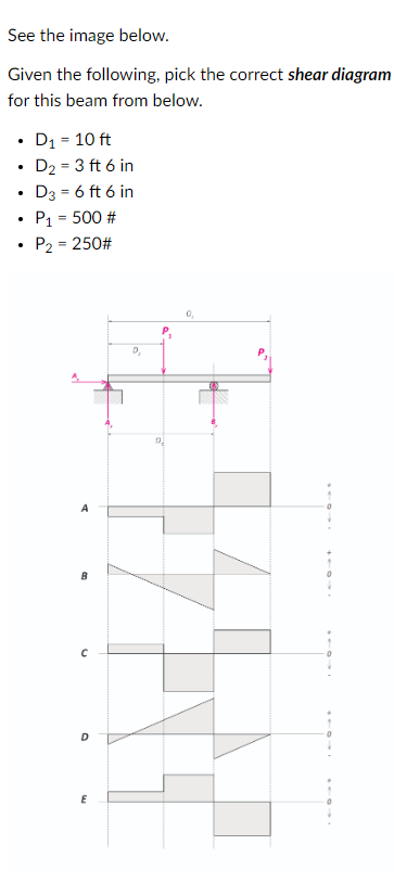 See the image below. Given the following, pick