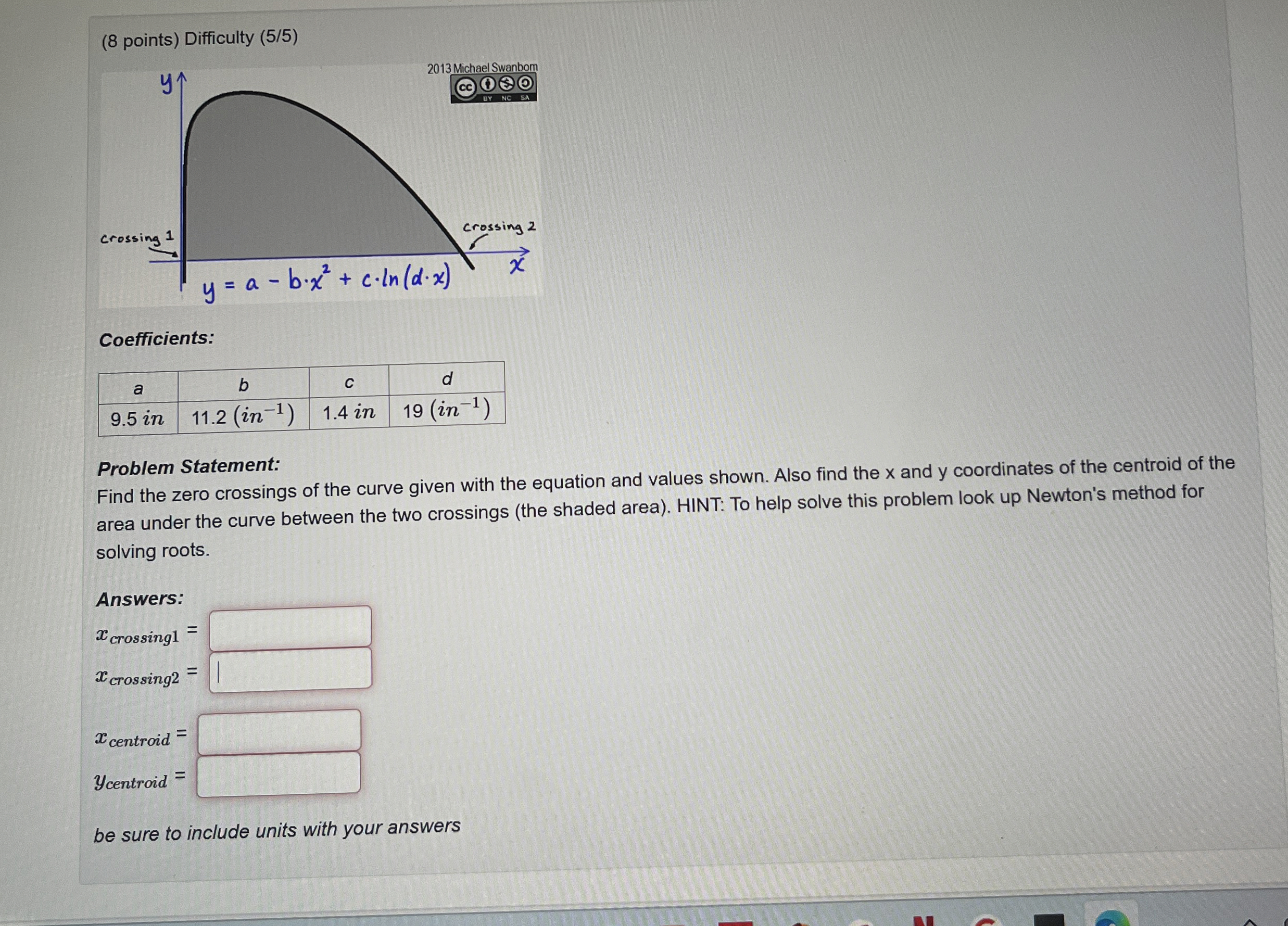 Solve this civil engineering question. ( 8 points