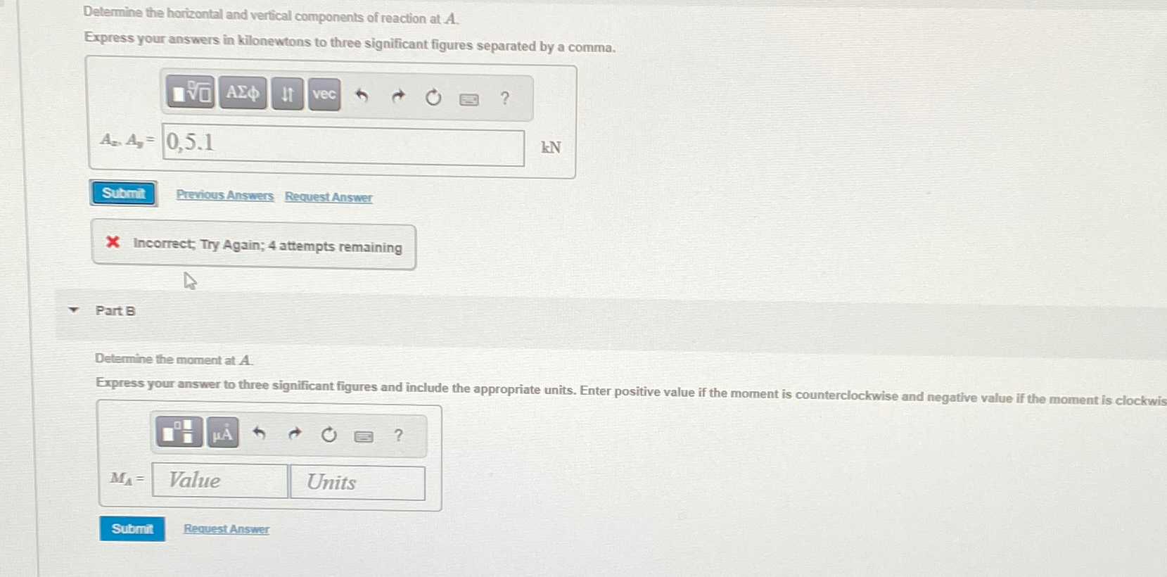 Determine the horizontal and vertical components