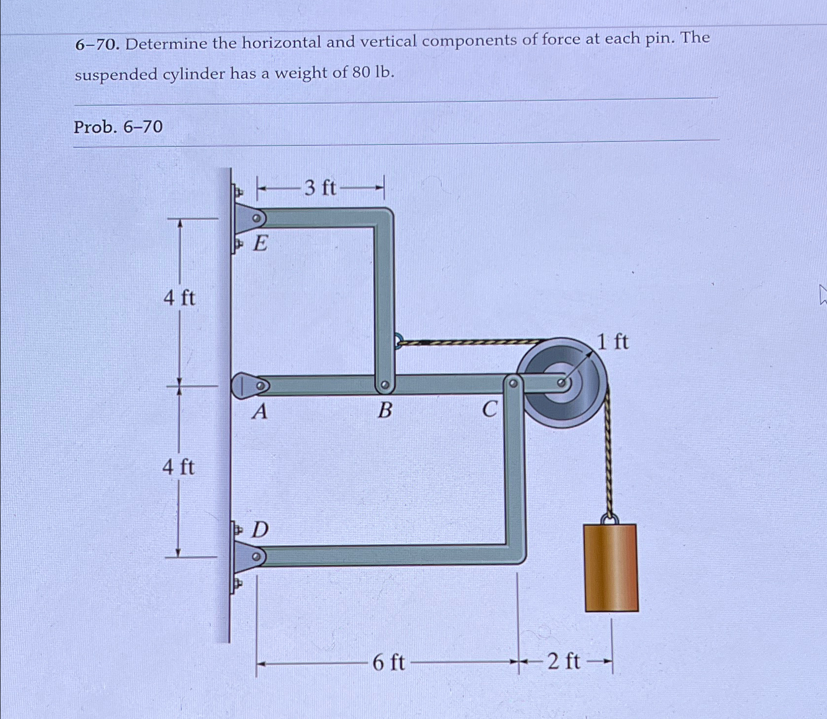 6 - 7 0 . Determine the horizontal and vertical