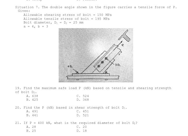 Situation 7 . The double angle shown in the