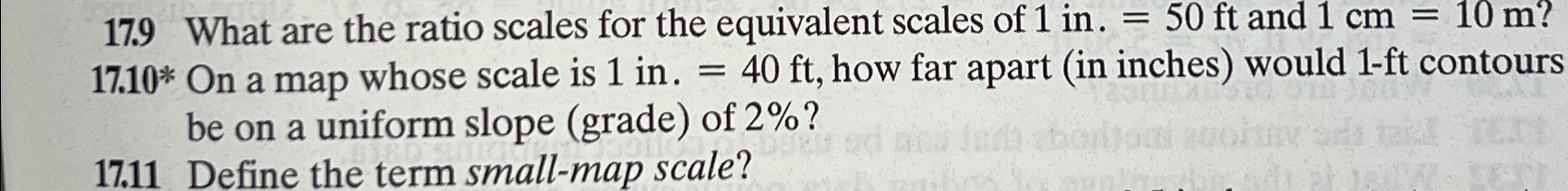 1 7 . 9 What are the ratio scales for the