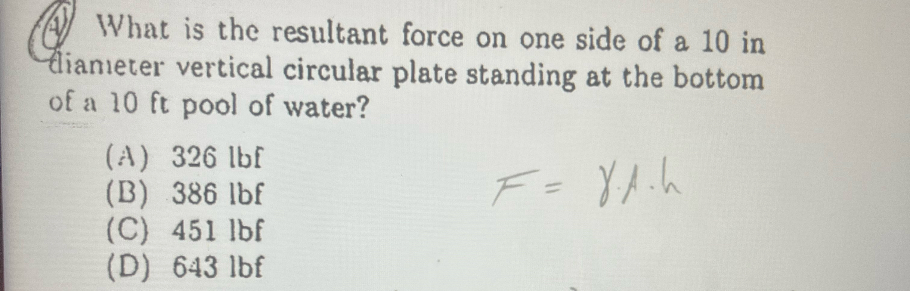 ( 6 ) What is the resultant force on one side of