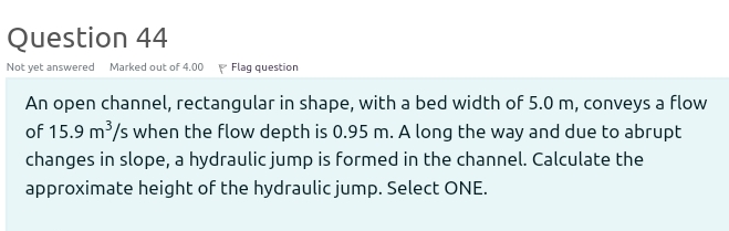 Question 4 4 Not yet answered Marked out of 4 . 0