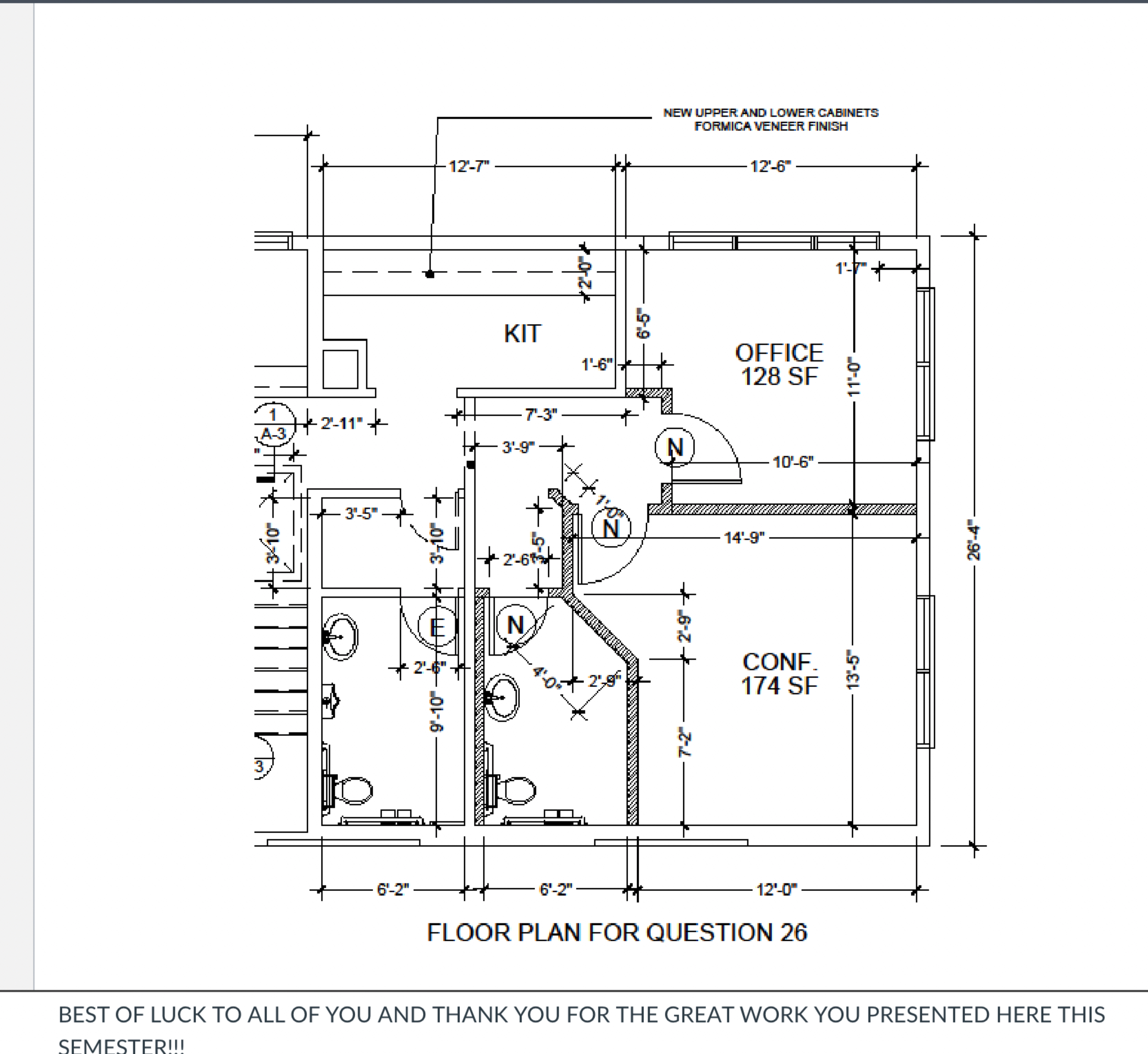BEST OF LUCK TO ALL OF YOU AND THANK YOU FOR THE