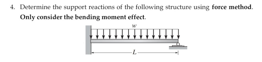 Structural Analysis Determine the support