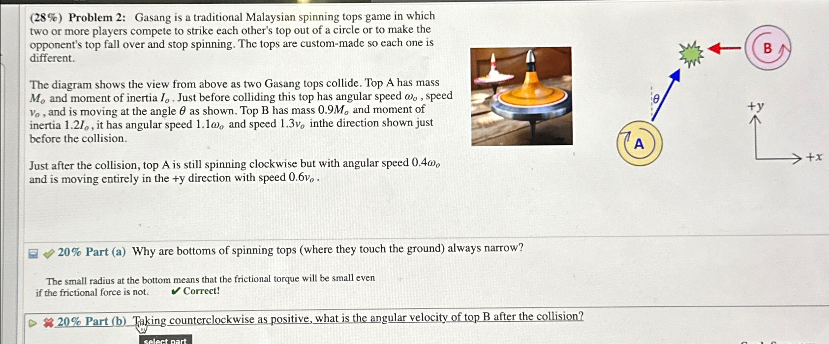( 2 8 % ) Problem 2 : Gasang is a traditional