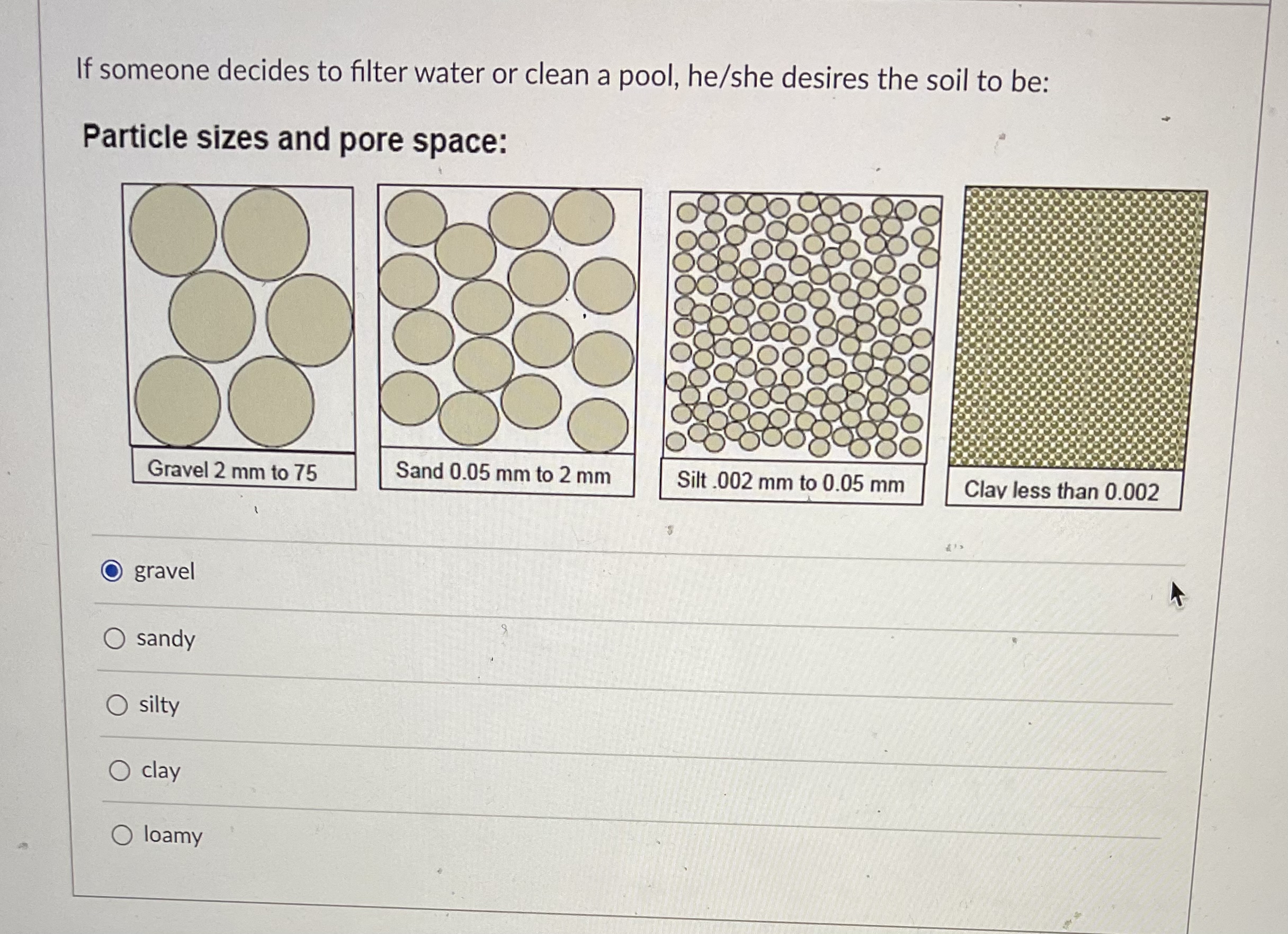 If someone decides to filter water or clean a