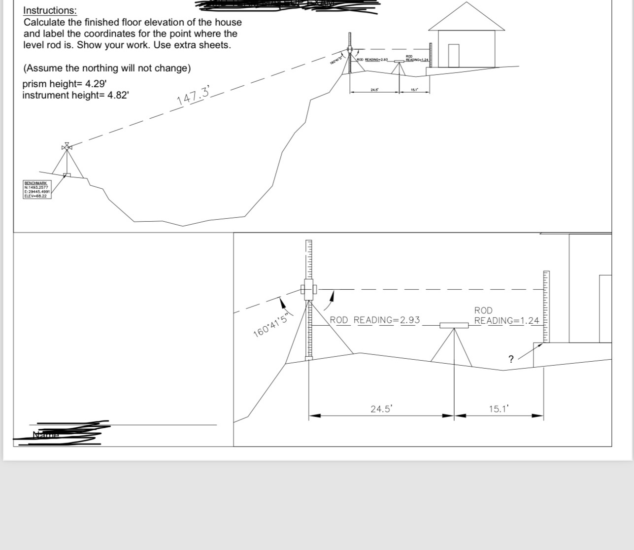 Instructions: Calculate the finished floor