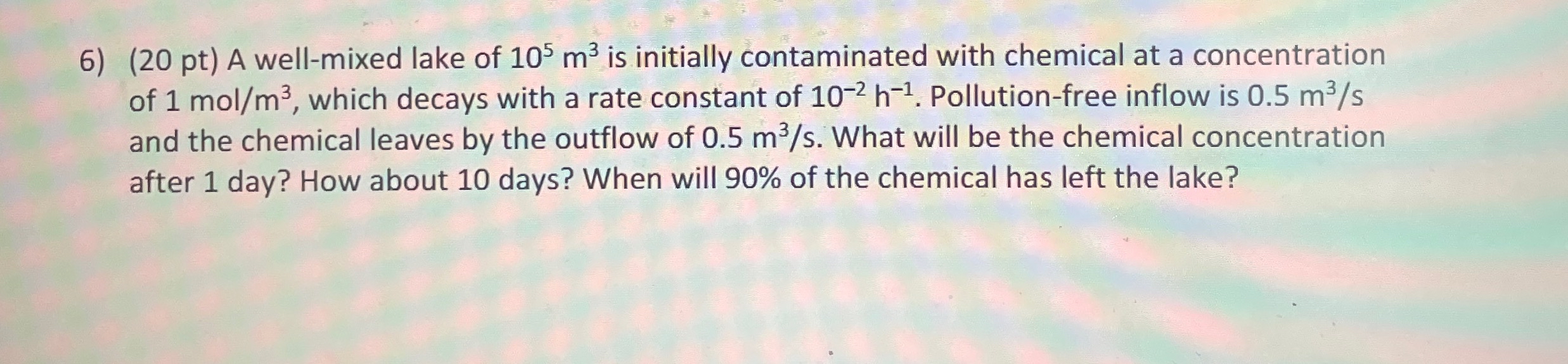 draw scehmatic sketch,list assumptions and show