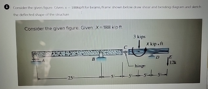 3 Consider the given figure. Glven: x = 1 8 8