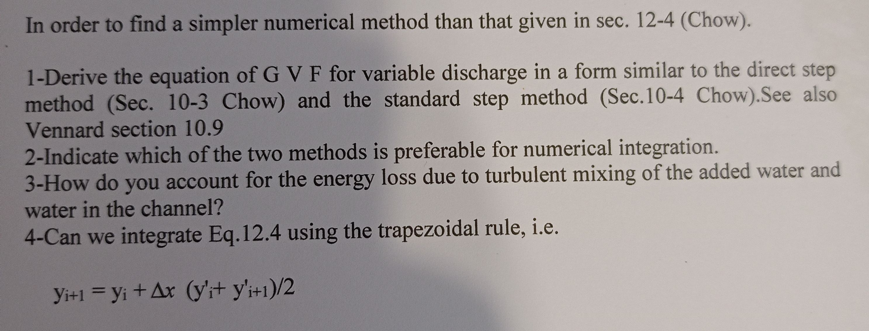 In order to find a simpler numerical method than