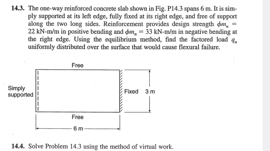 1 4 . 3 . The one - way reinforced concrete slab