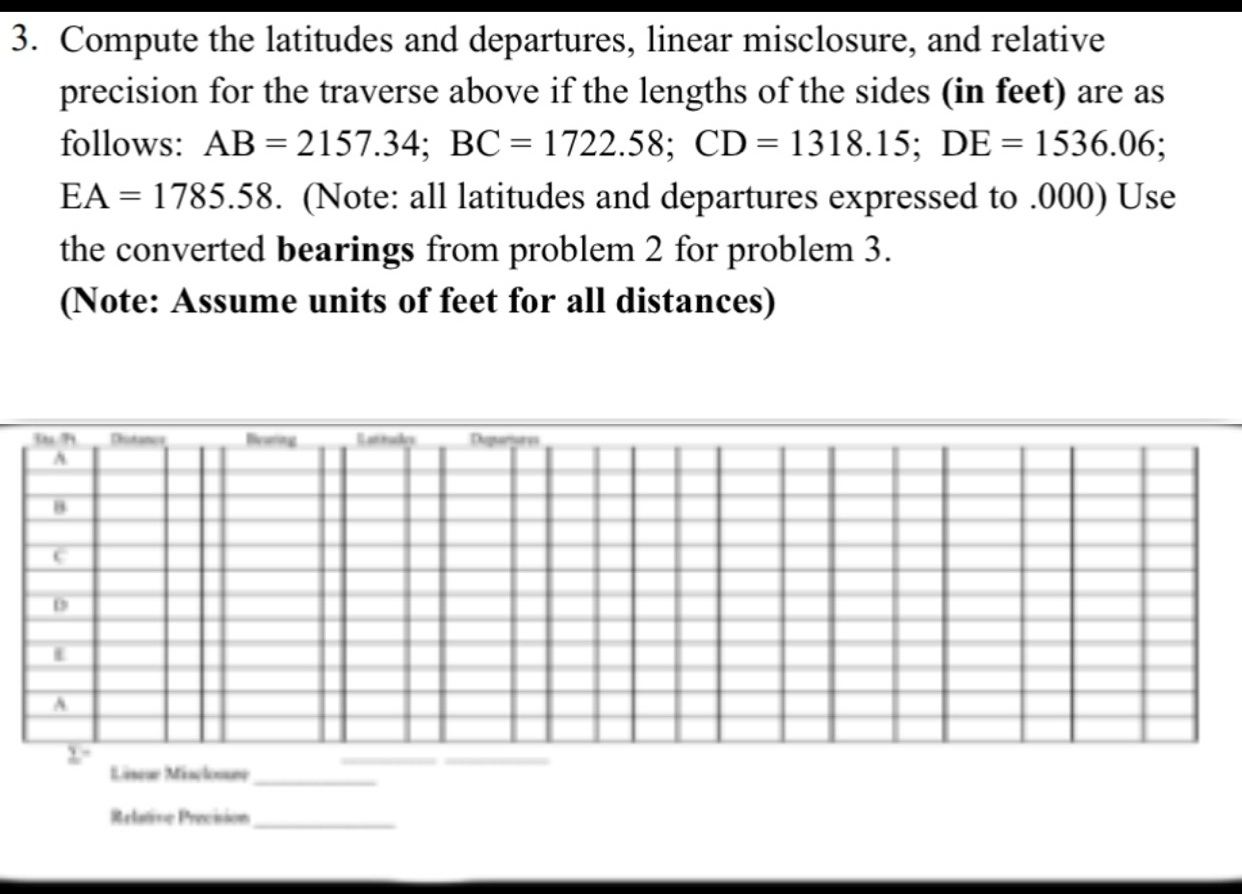 Solve on the attached table below, the columns