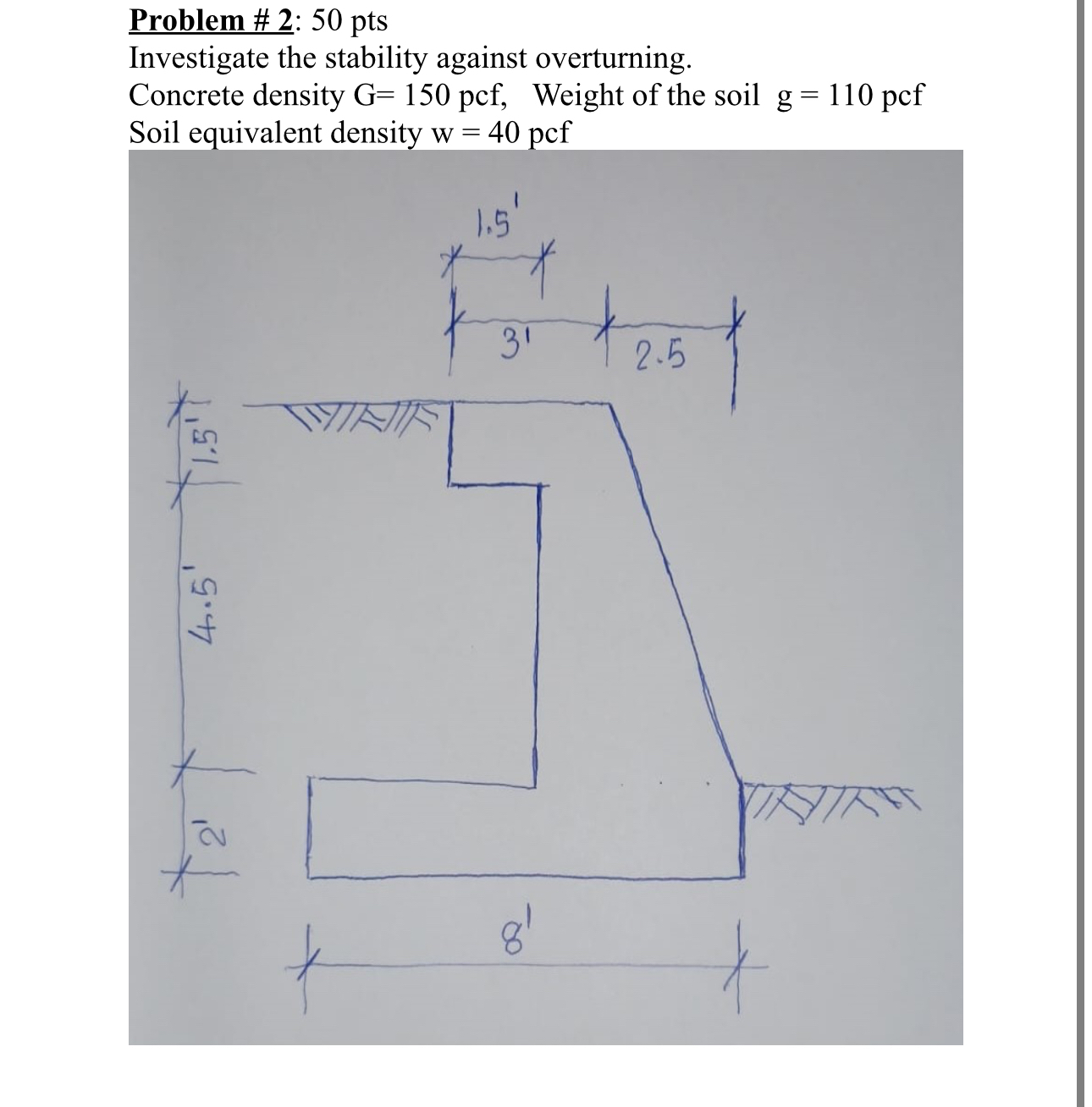 Problem # 2 : 5 0 p t s Investigate the stability