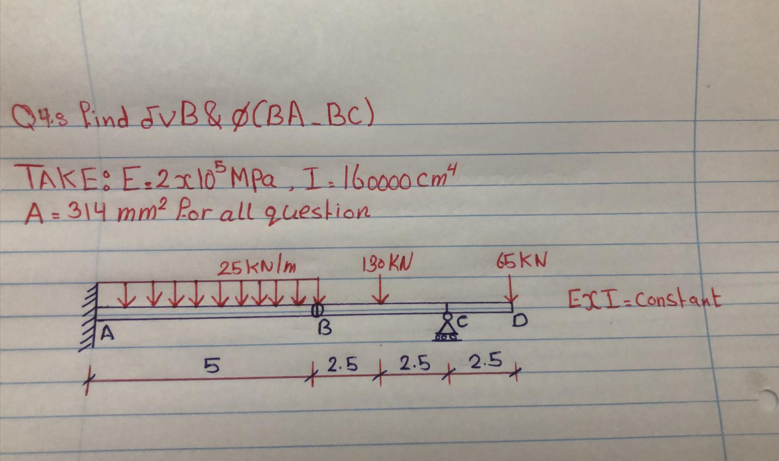 Q 4 . s find v B & ( B A - B C ) TAKE: E = 2 x 1