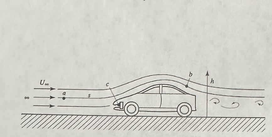 A passenger car is traveling at a constant speed