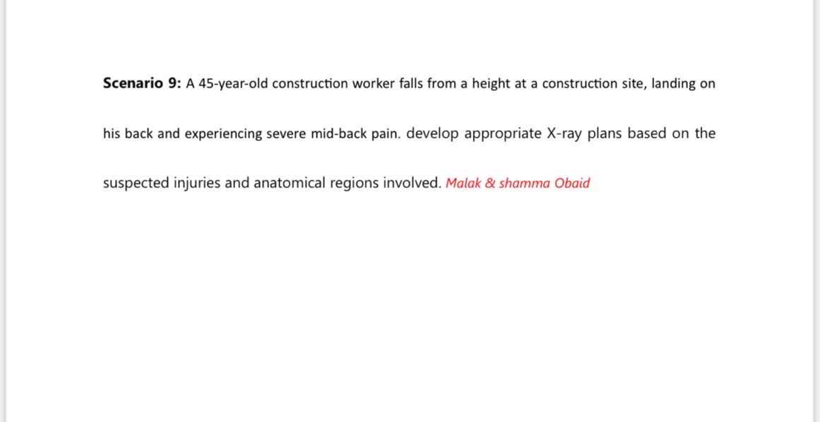 Scenario 9 : A 4 5 - year - old construction