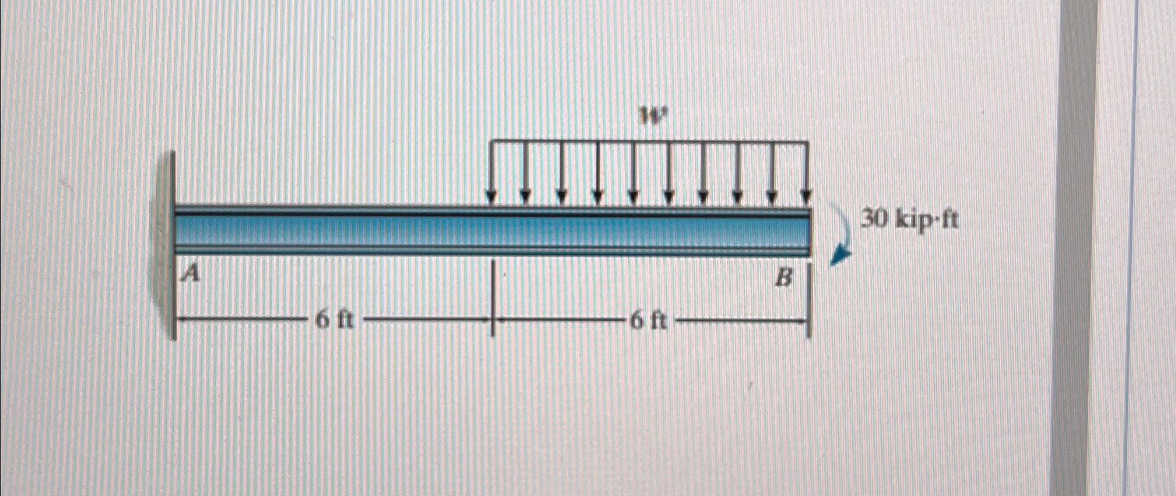 The W 1 4 3 0 cantilever beam is made of A - 3 6