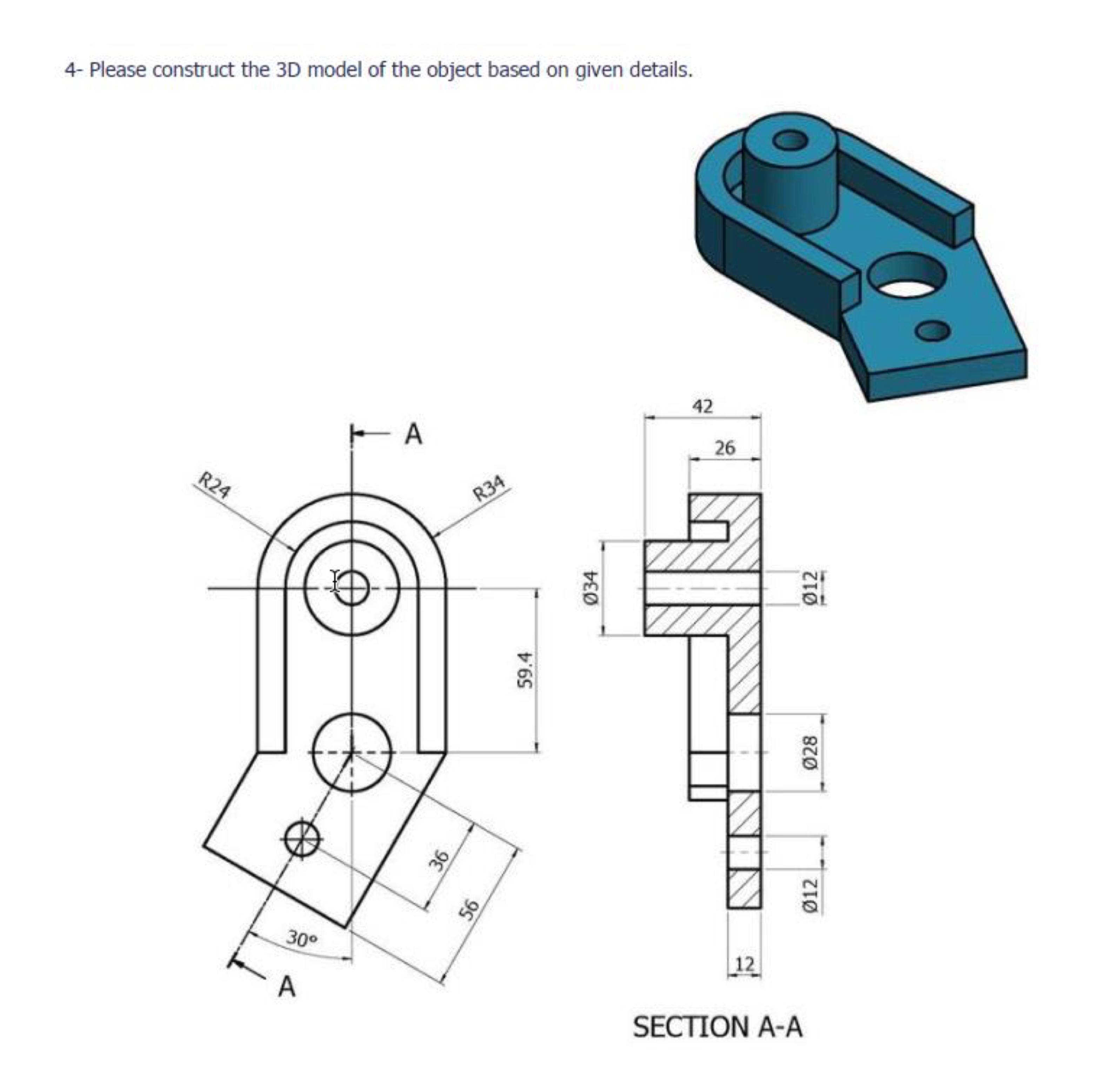 Please construct the 3 D model of the project