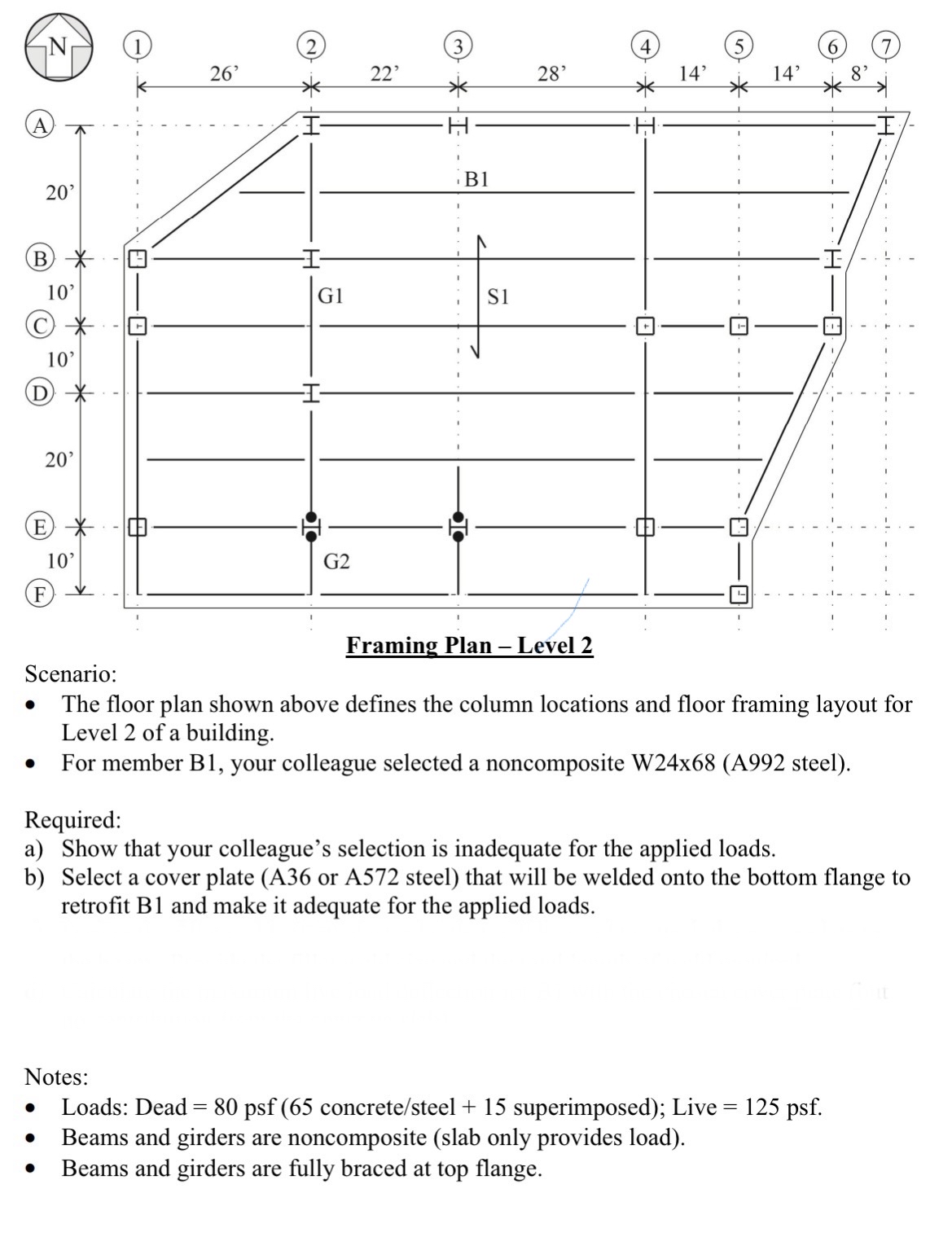 Scenario: The floor plan shown above defines the