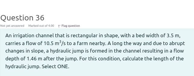 Question 3 6 Not yet answered Marked out of 4 . 0