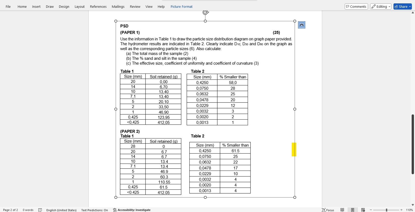 kindly see the image for questions. regards