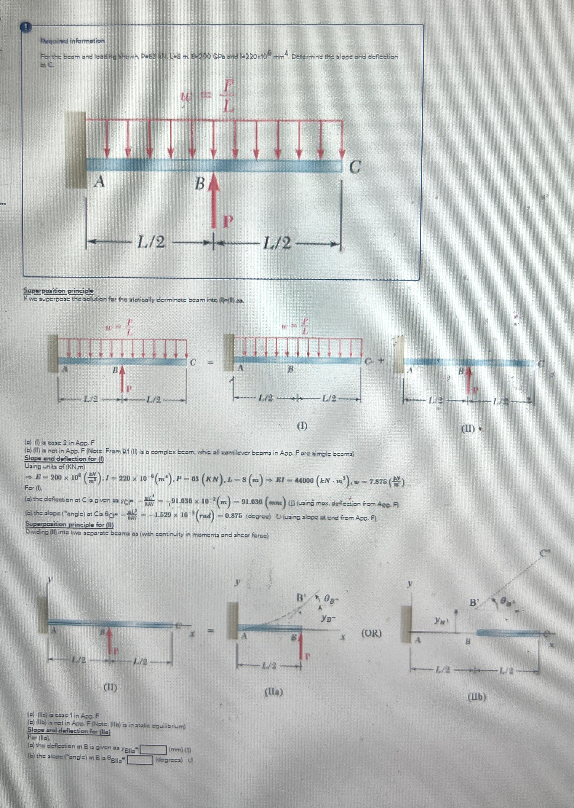 9 Superporition principle Sloge and deflection