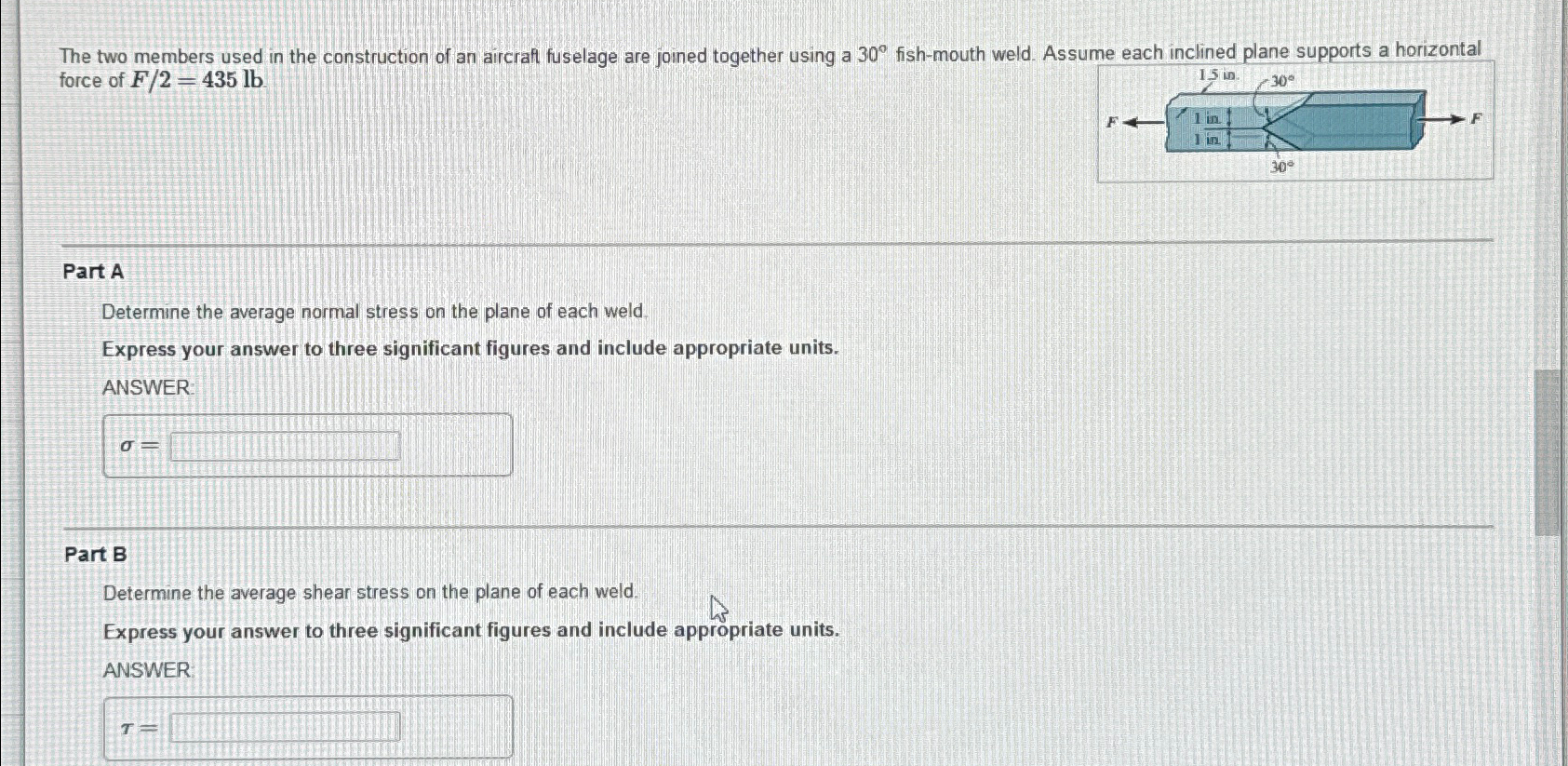 The two members used in the construction of an